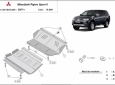 Scut motor și radiator Mitsubishi Pajero Sport 2 50