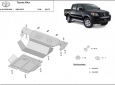 Scut motor și radiator Toyota Hilux 50