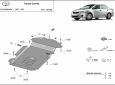 Scut antifurt catalizator pentru Toyota Corolla 50