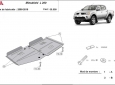 Scut cutie de viteză și reductor Mitsubishi L 200 50