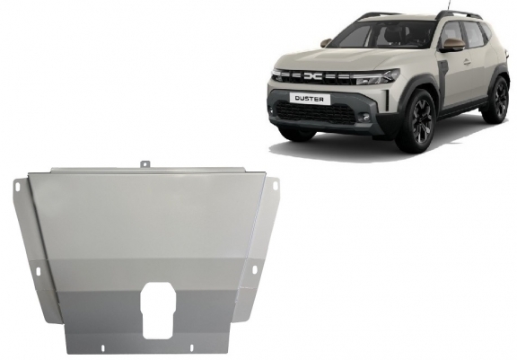 Scut auto din aluminiu Dacia Duster - 4x2 +4x4