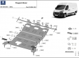 Scut motor din aluminiu Peugeot Boxer 52