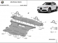 Scut motor din aluminiu Alfa Romeo Stelvio 52