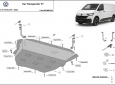 Scut motor galvanizat Volkswagen Transporter T7 52