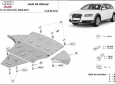 Scut motor Audi A6 Allroad 2 - cu lateral 52