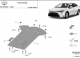 Scut antifurt din aluminiu pentru catalizator Toyota Corolla 52