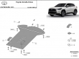 Scut antifurt din aluminiu pentru catalizator Toyota Corolla Cross 52