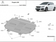 Scut motor din aluminiu Peugeot 308 52