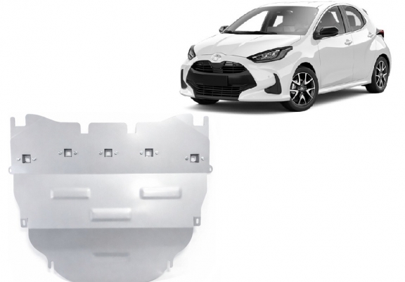 Scut auto din aluminiu Toyota Yaris