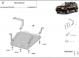 Scut rezervor din aluminiu Dacia Duster 54