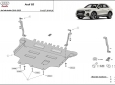 Scut motor din aluminiu Audi Q3 54