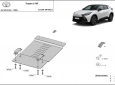 Scut antifurt din aluminiu pentru catalizator Toyota C-HR 54