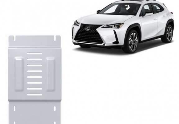 Scut antifurt din aluminiu pentru catalizator Lexus UX