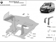 Scut antifurt catalizator pentru Renault Master 54