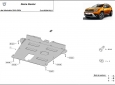 Scut motor din aluminiu Dacia Duster 55