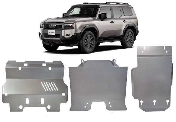 Set de scuturi din aluminiu  Toyota Land Cruiser