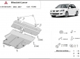Scut motor și cutie de viteză Mitsubishi Lancer 55