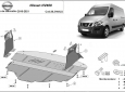 Scut motor din aluminiu Nissan NV400 60