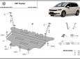 Scut motor din aluminiu Volkswagen Touran 60