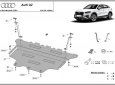 Scut motor din aluminiu Audi Q2 60