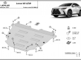 Scut motor din aluminiu Lexus NXAZ20 60
