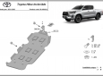 Scut rezervor din aluminiu Toyota Hilux  Invicible 60