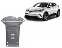 Scut antifurt din aluminiu pentru catalizator Toyota C-HR
