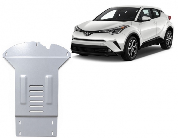 Scut antifurt din aluminiu pentru catalizator Toyota C-HR