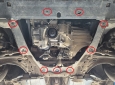 Scut motor din aluminiu Dacia Sandero 55