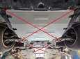 Scut antifurt din aluminiu pentru catalizator Suzuki Swace 59