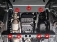Scut metalic cutie de viteză Toyota Hilux 62